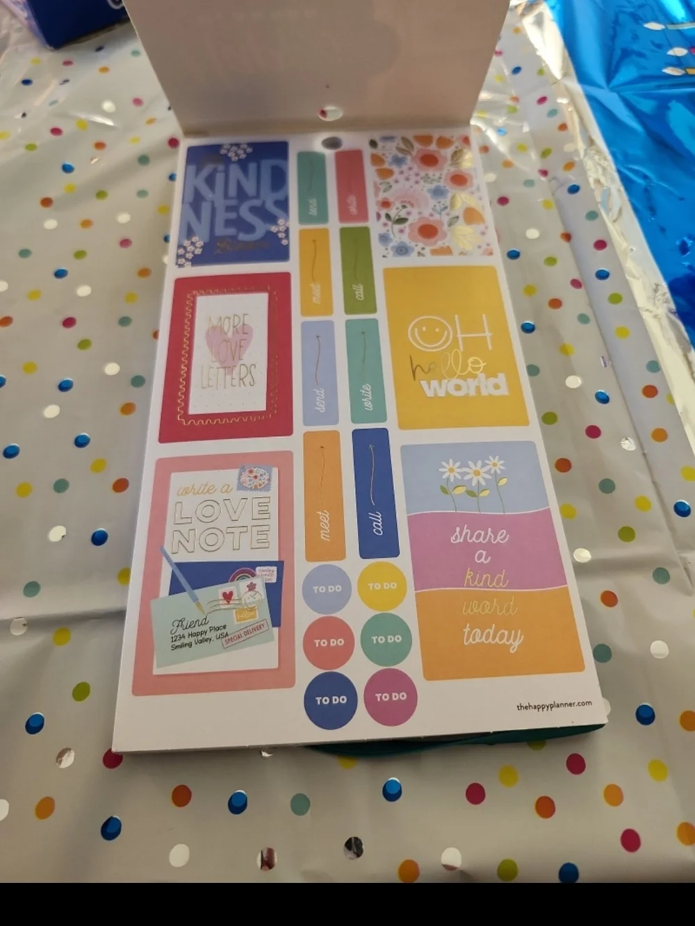Happy Planner 30 Sheet Value Sticker Pack, Mail Call, 893 Stickers Total